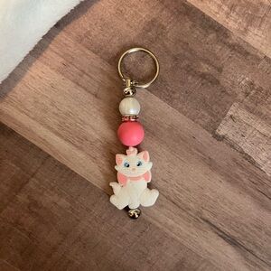 Disney Marie Beaded Keychain